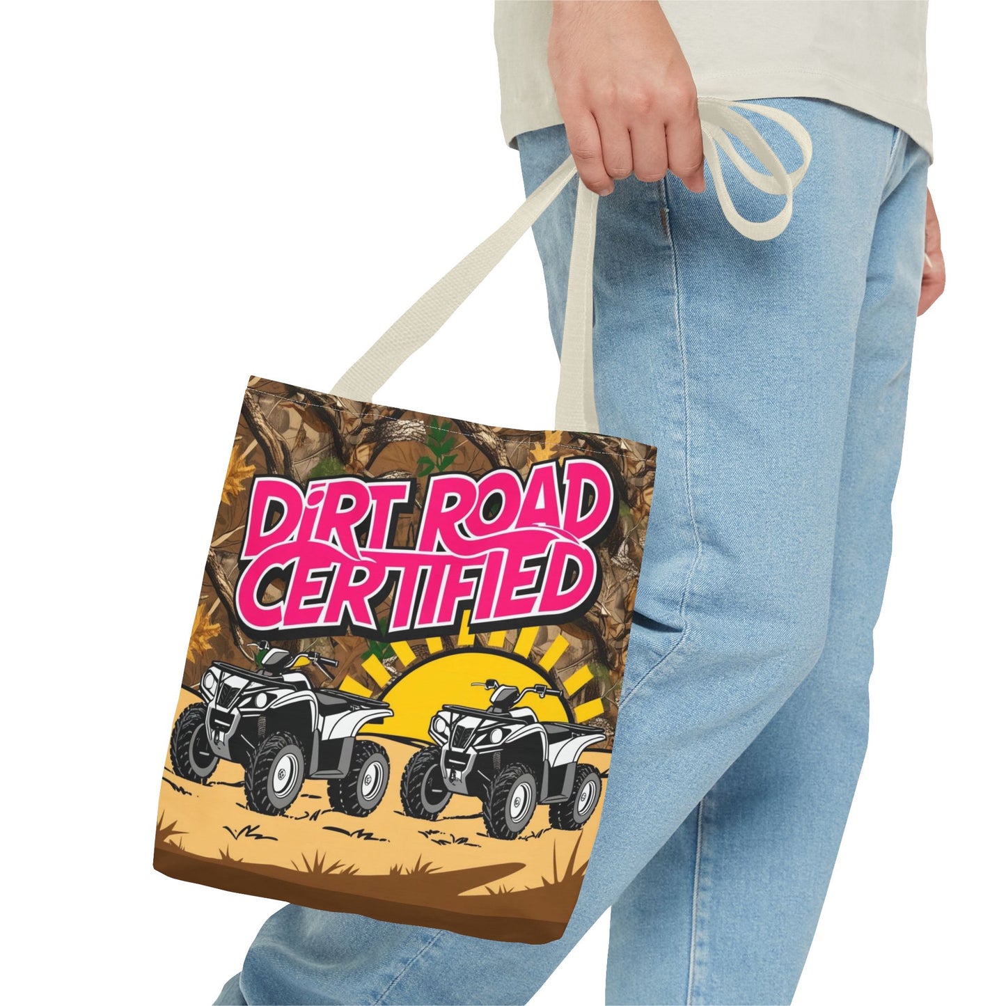 Dirt Road Certified Pink Tote Bag