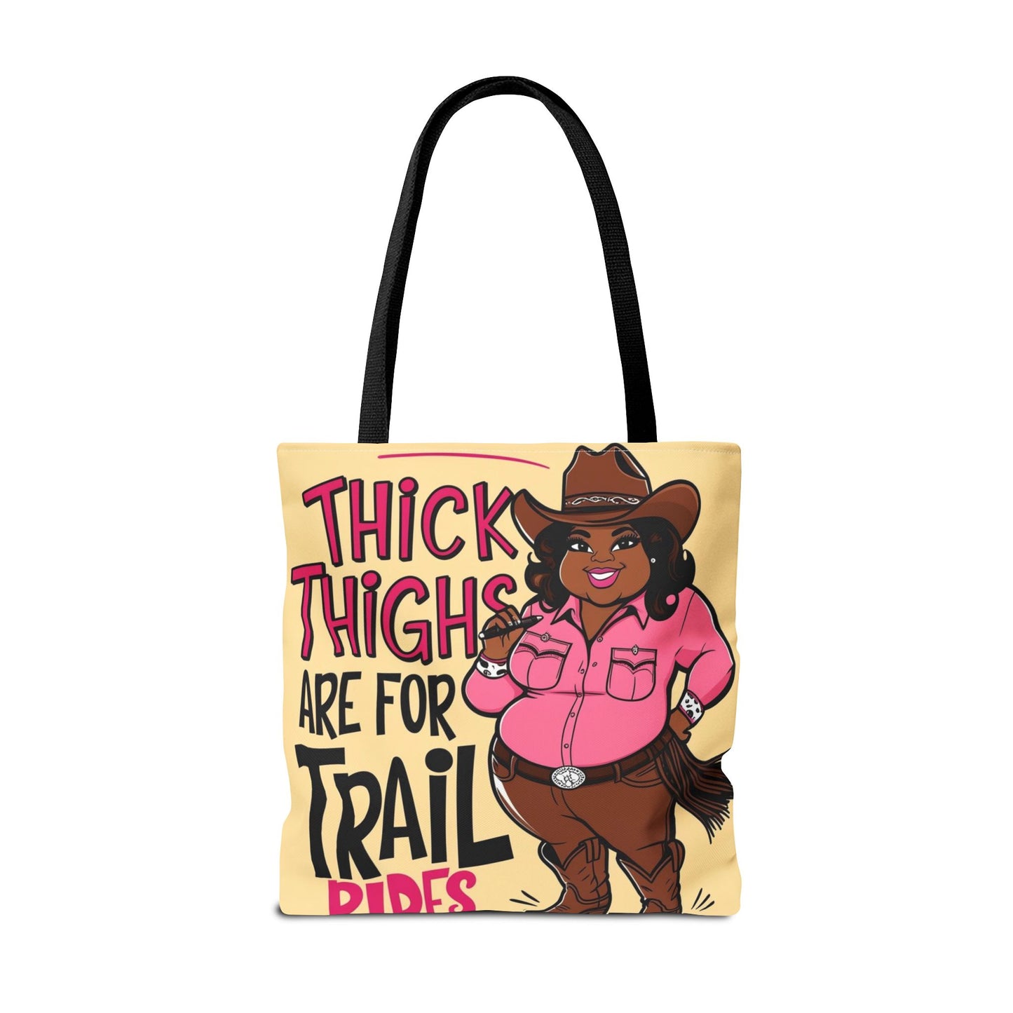 Thick Thighs Are For Trail Rides Tote Bag