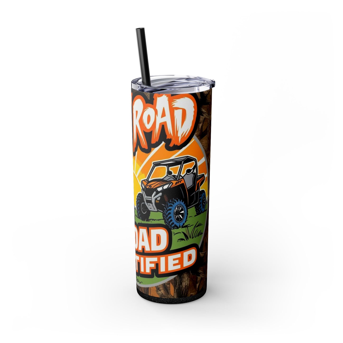 Dirt Road Certified Skinny Tumbler with Straw - 20oz