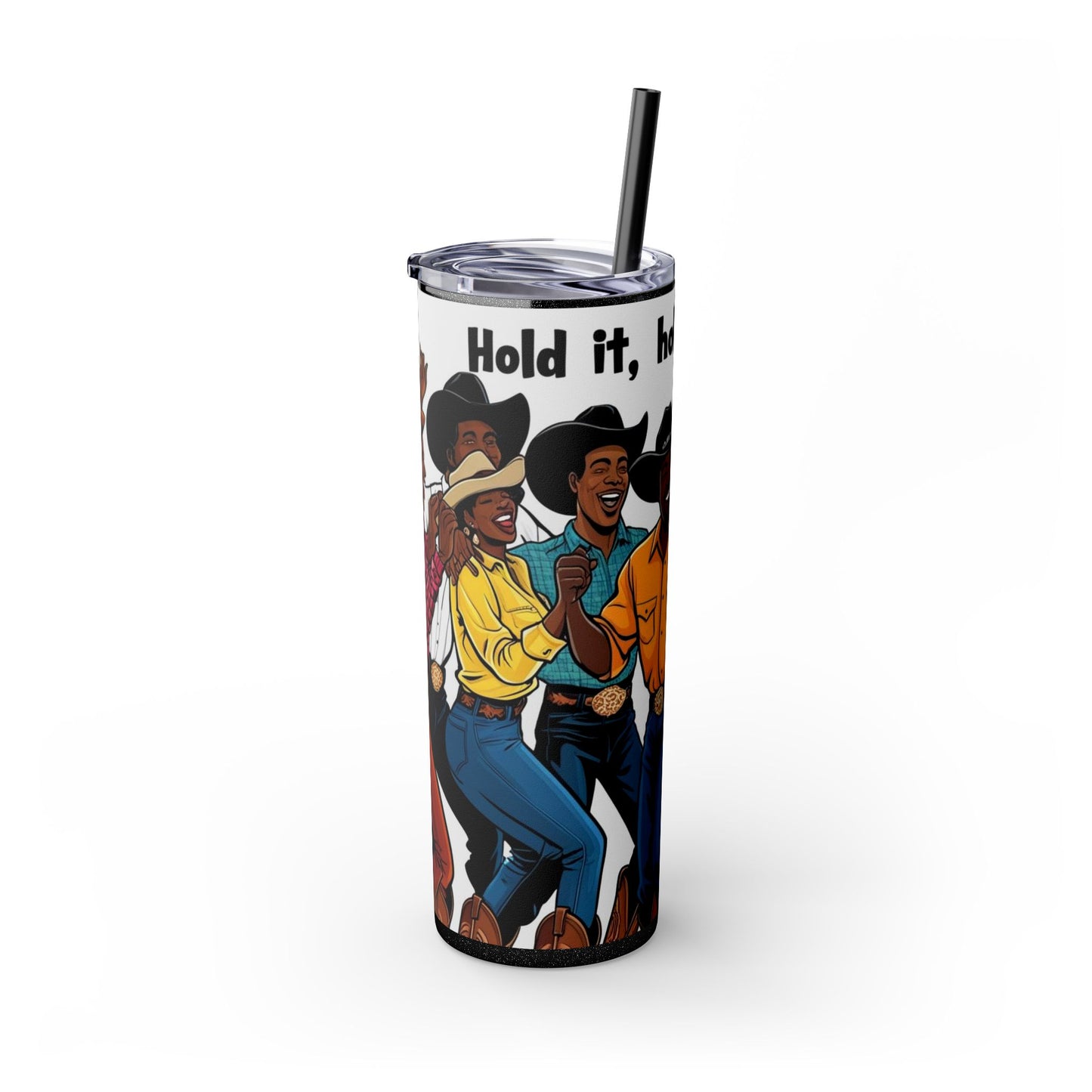 Hold It X4 Skinny Tumbler with Straw - 20oz