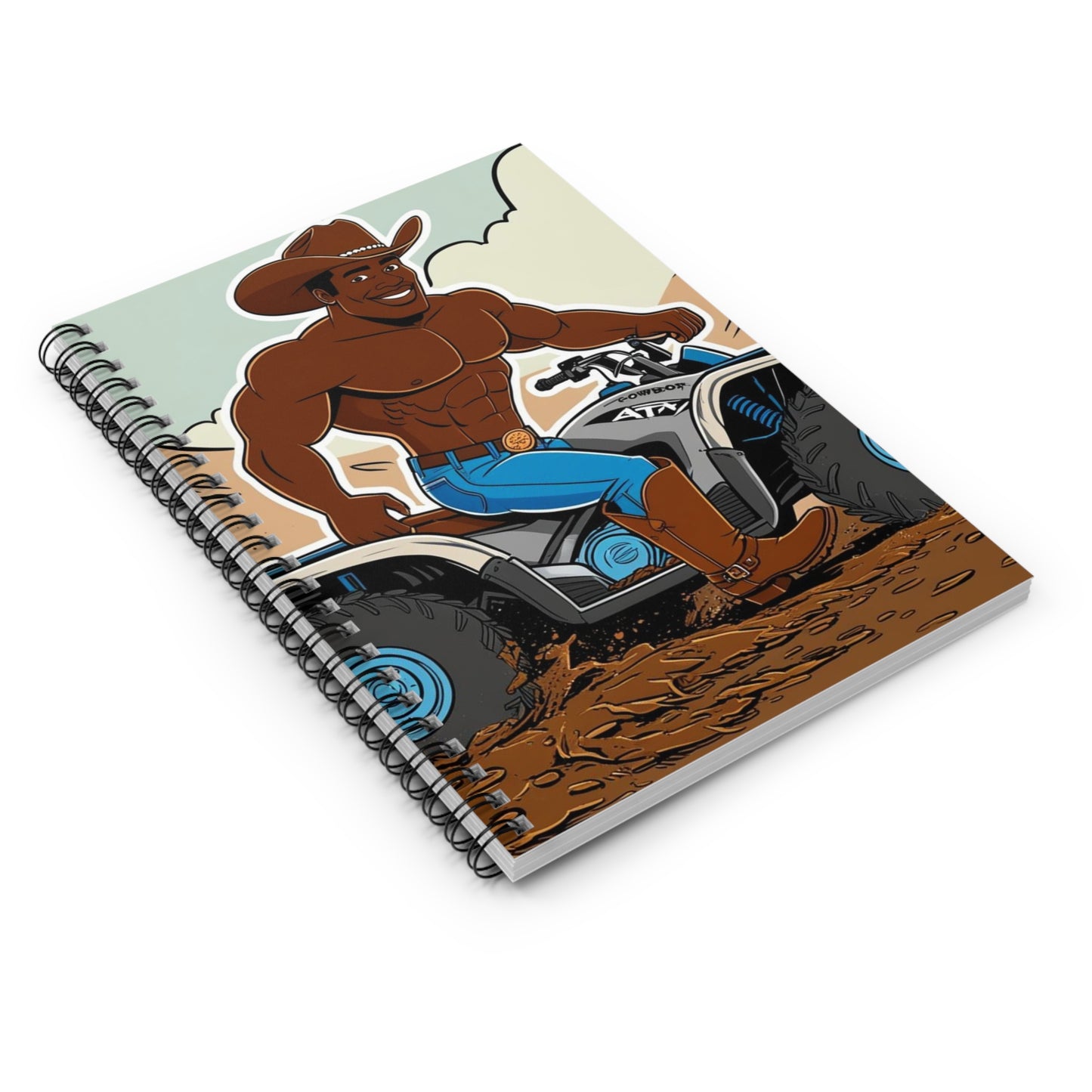 Big Cowboy Adventure Spiral Notebook - Fun & Motivational Design