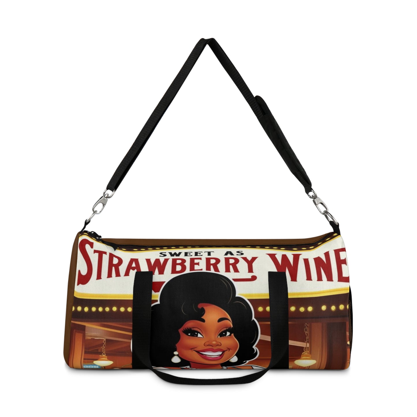 Sweet as Strawberry Wine Duffel Bag