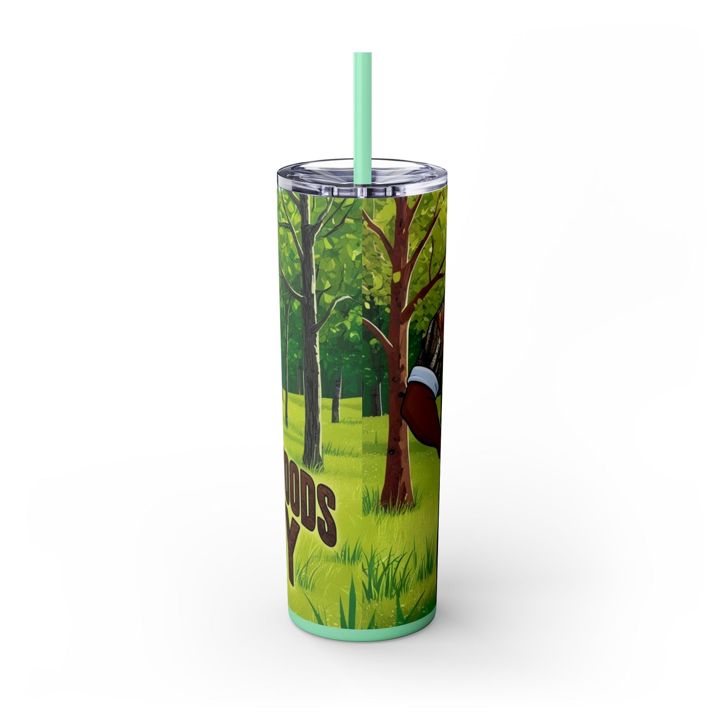 Backwoods Boy Skinny Tumbler - 20oz with Straw
