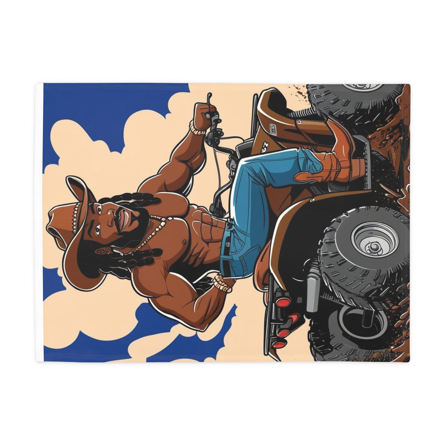 Sexy Locs Plush Fleece Blanket