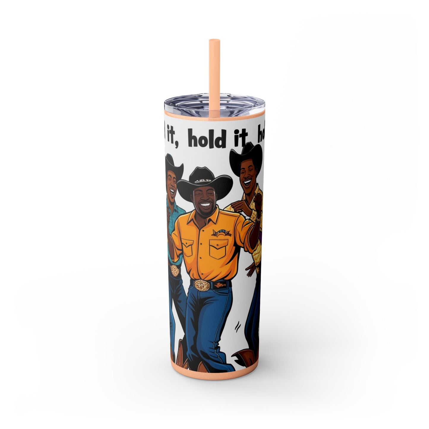 Hold It X4 Skinny Tumbler with Straw - 20oz