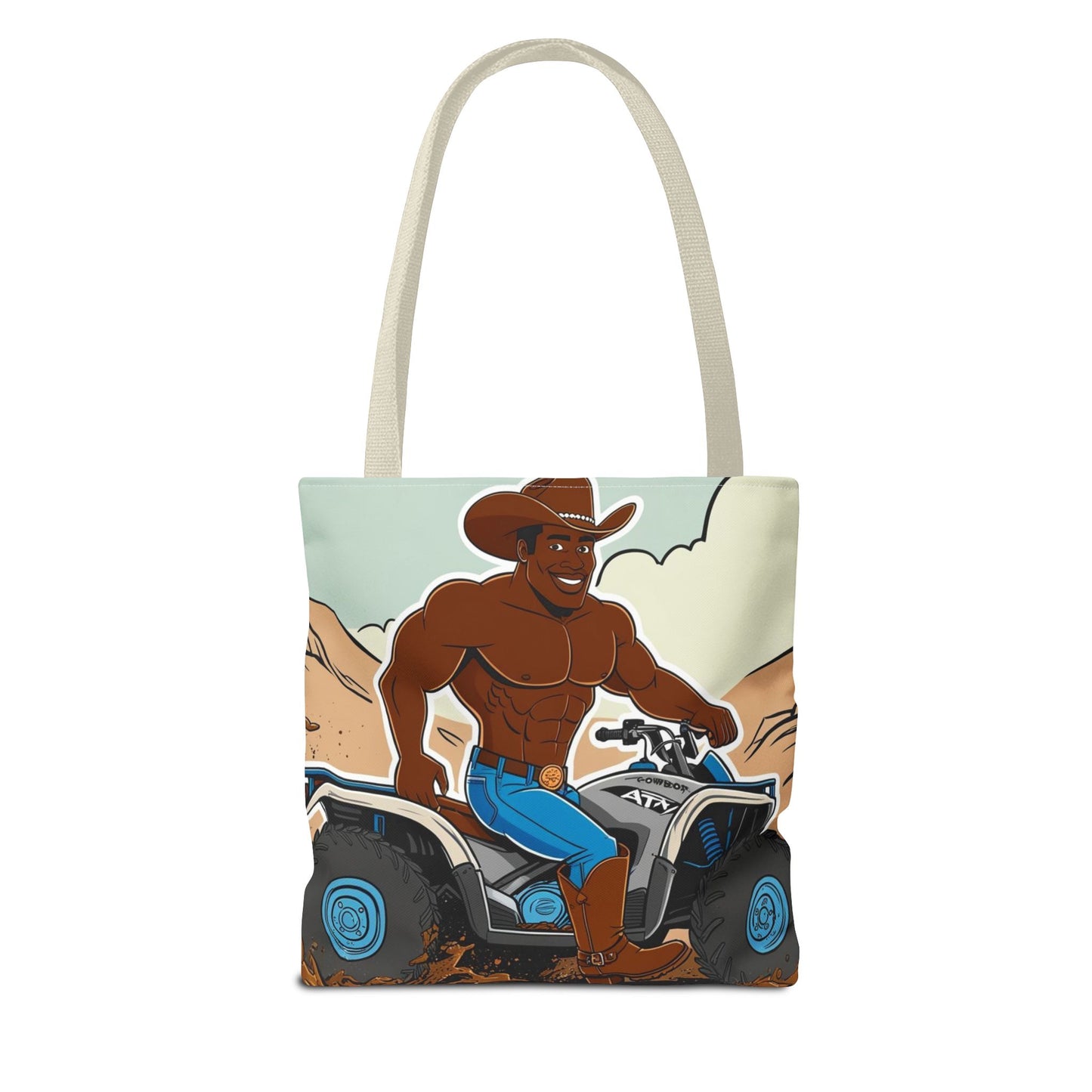 Big Cowboy Adventure Tote Bag