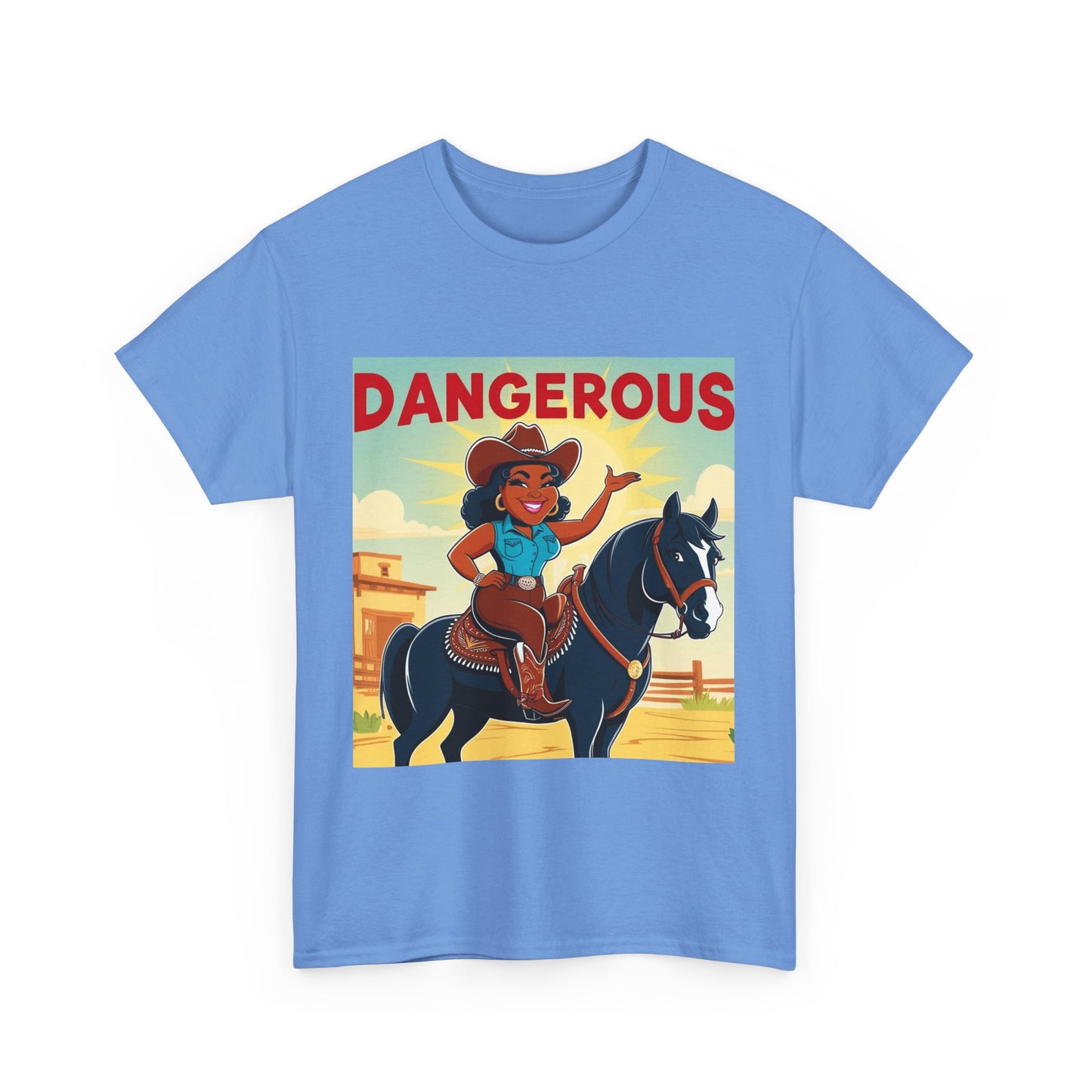 Dangerous Cowgirl 2-More Colors Unisex Cotton Tee