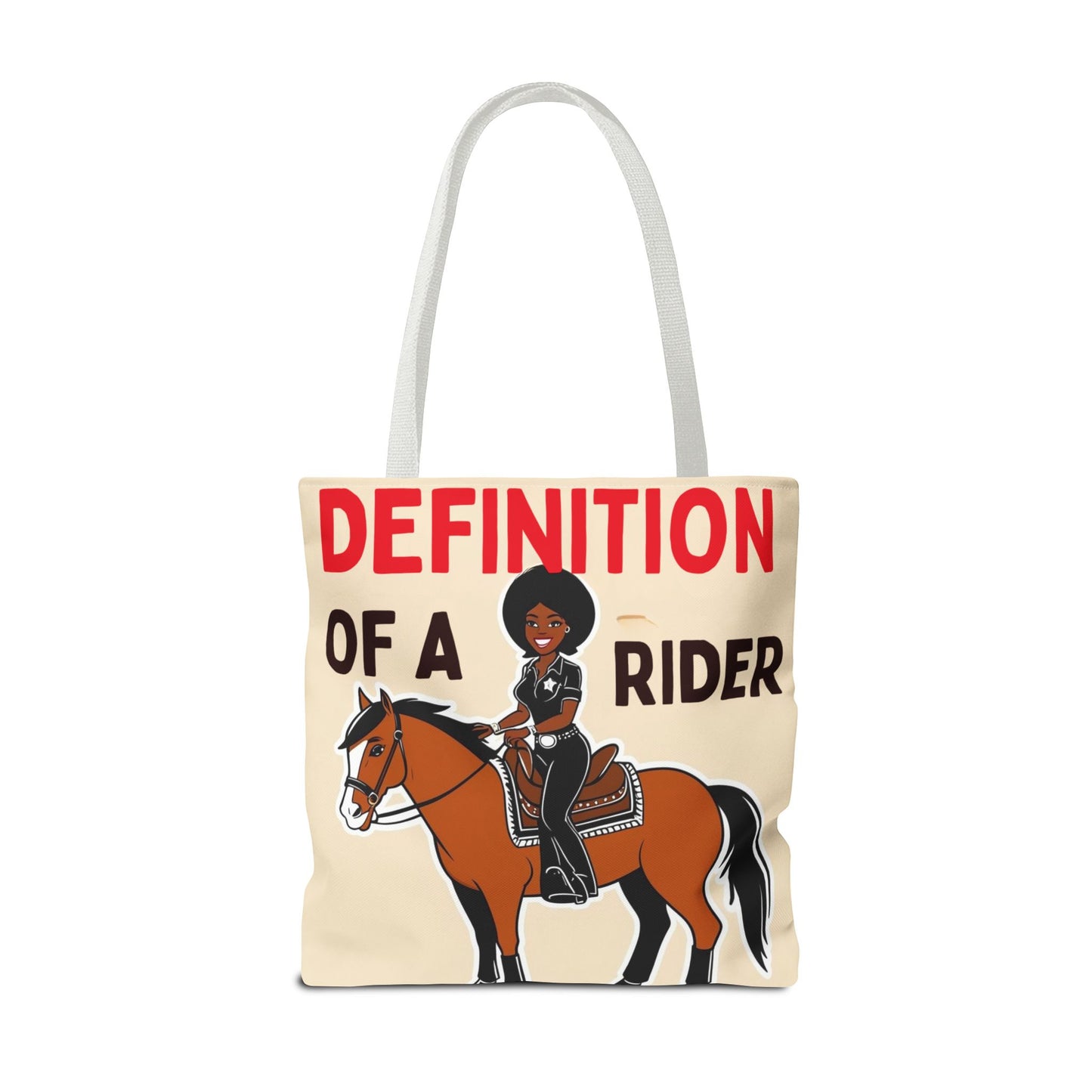Definition of a Rider Tote Bag