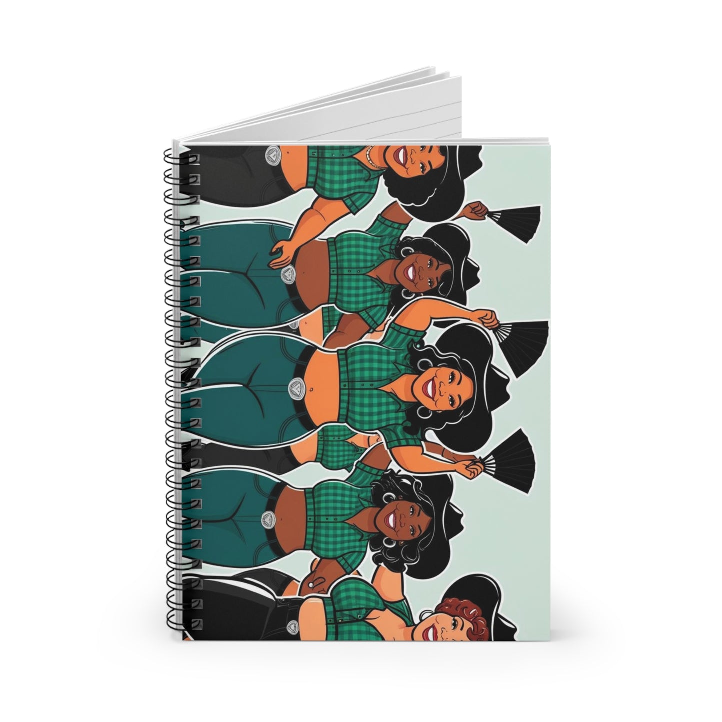Group Dancers Spiral Notebook