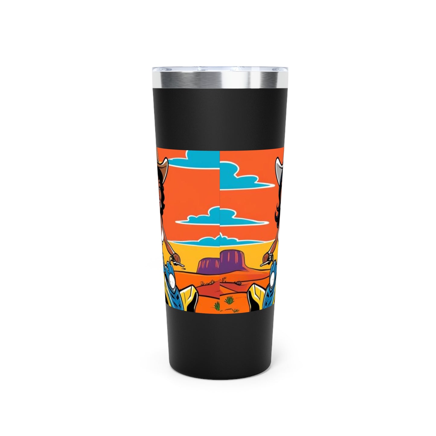 Sexy Off Roader Insulated Tumbler - 22oz Cowboy Design