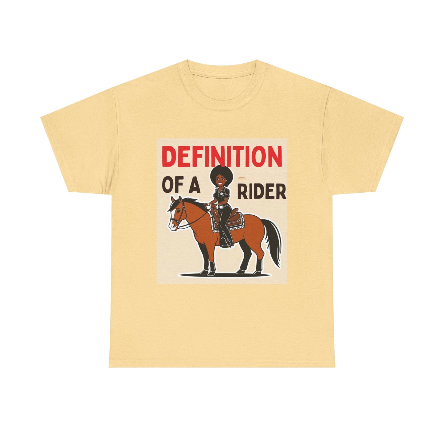 Definition of a Rider Unisex  Cotton Tee