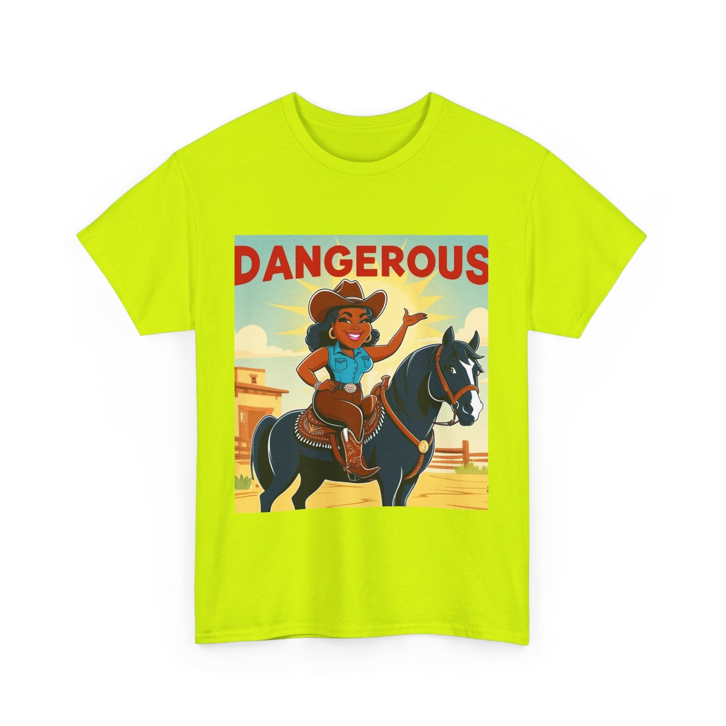 Dangerous Cowgirl Unisex Cotton Tee