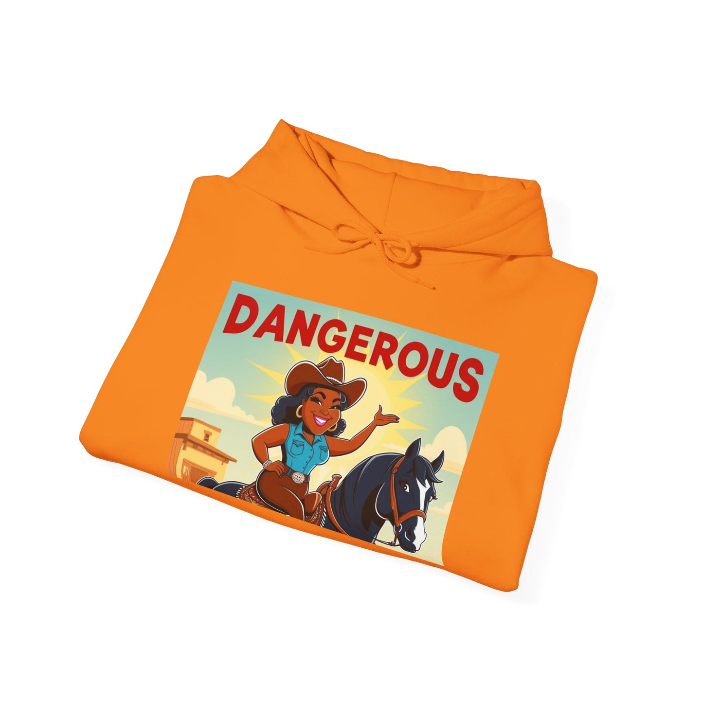 Dangerous Cowgirl Graphic Unisex Hoodie
