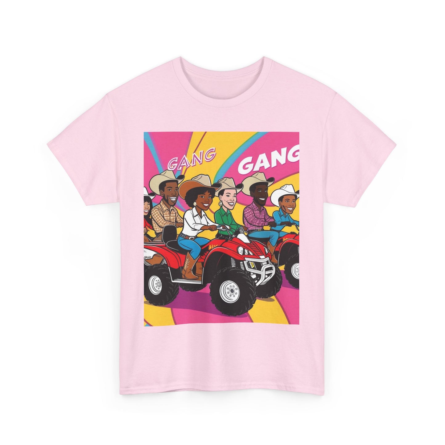 Retro Quad Gang Unisex Cotton Tee