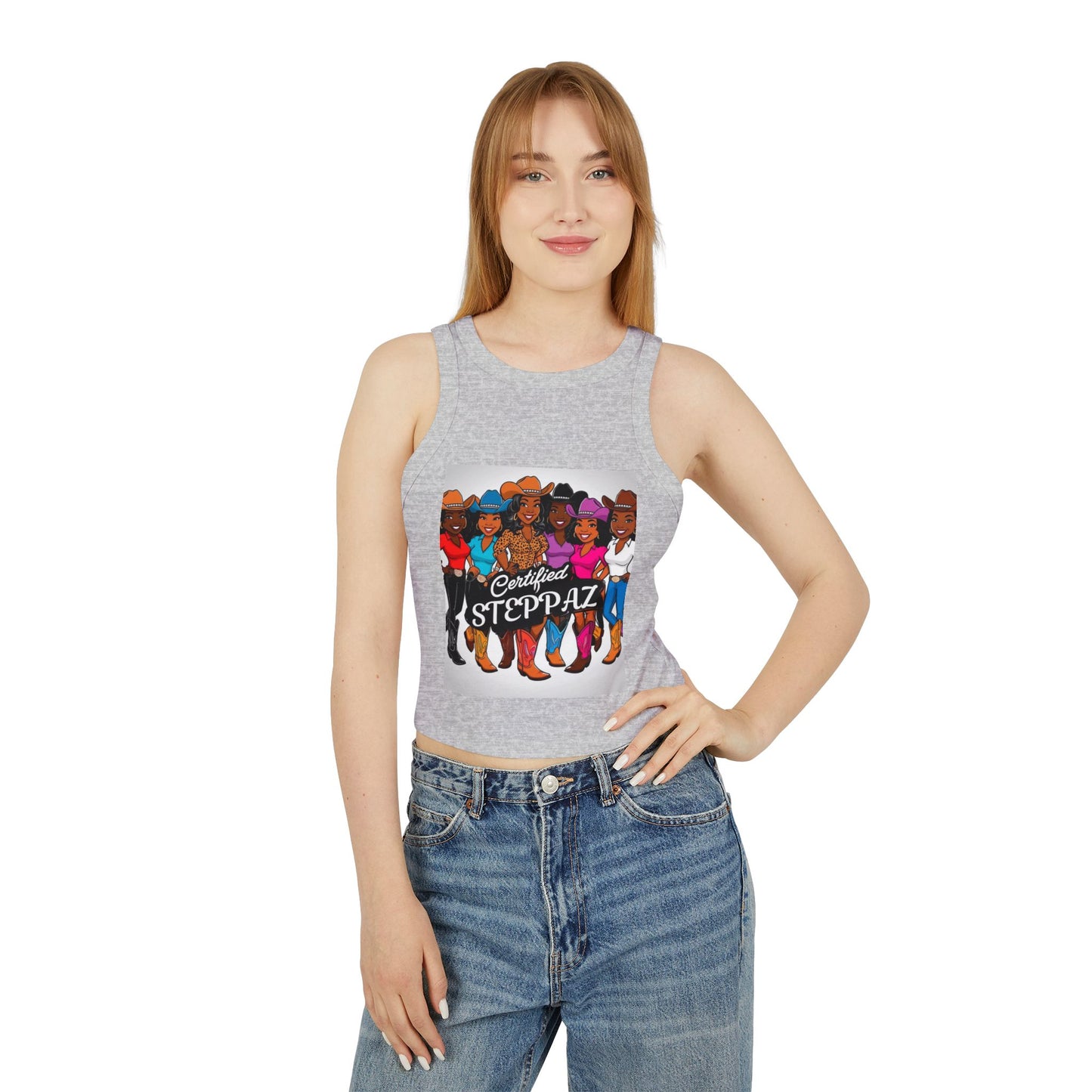 Certified Steppaz Micro Rib Racer Tank Top