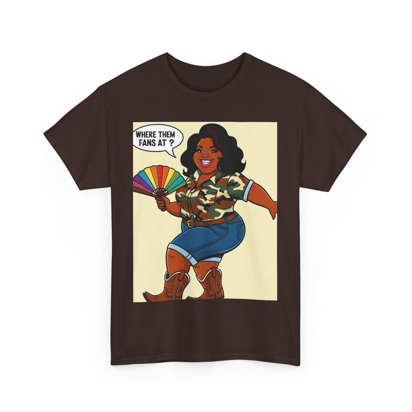 Where Them Fans At? Cotton Tee