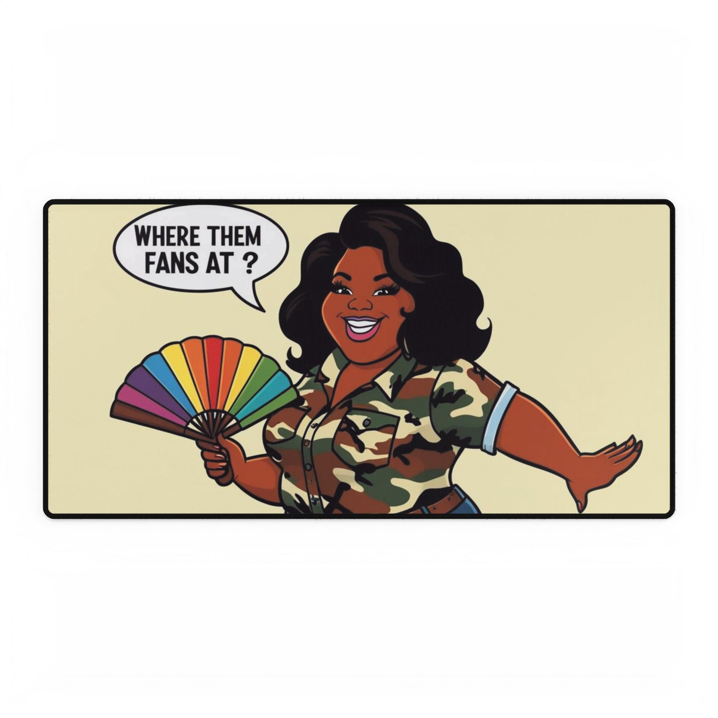 Where Them Fans At? Desk Mats