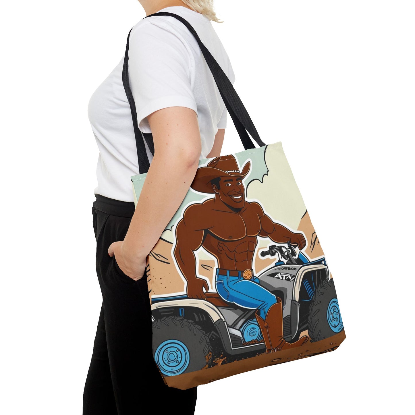 Big Cowboy Adventure Tote Bag