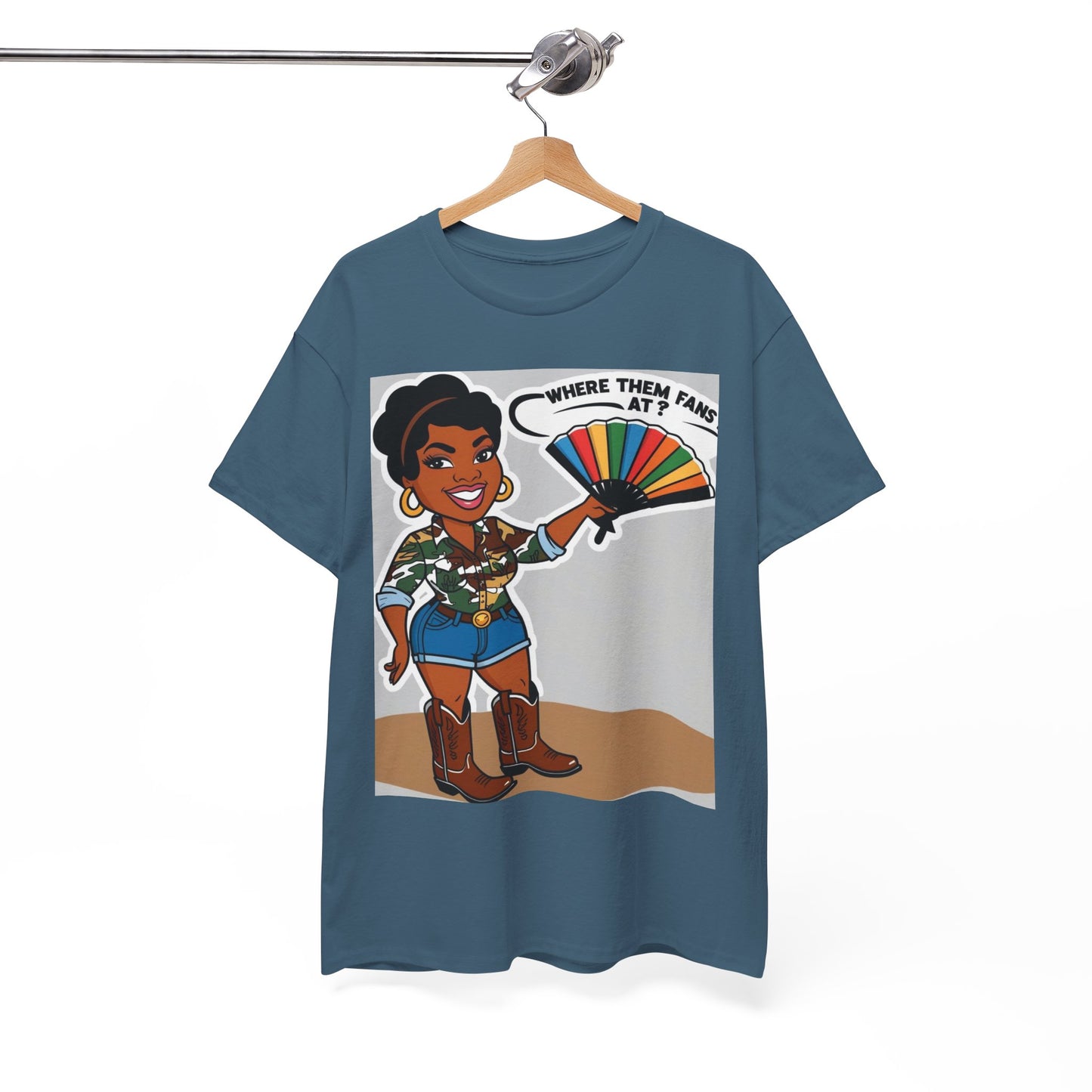 Where Them Fans At? Unisex  Cotton Tee