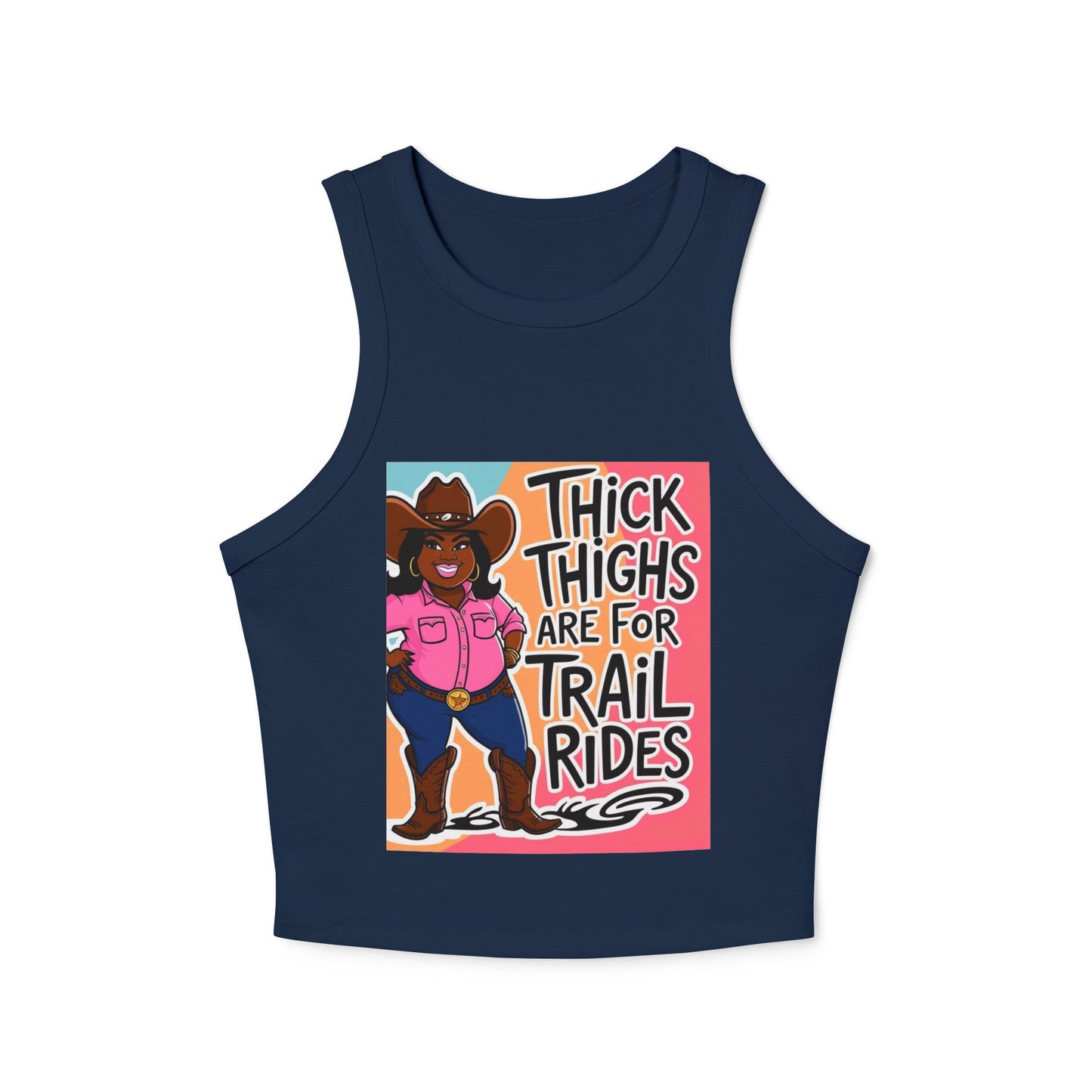 Thick Thighs 2 Women's Micro Rib Racer Tank Top