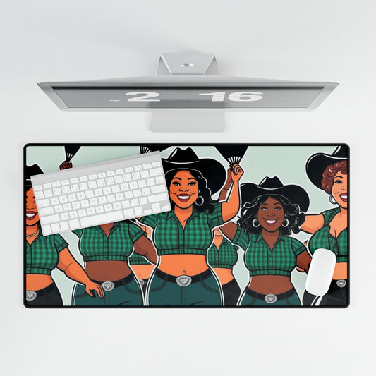 Group Dancers Desk Mat
