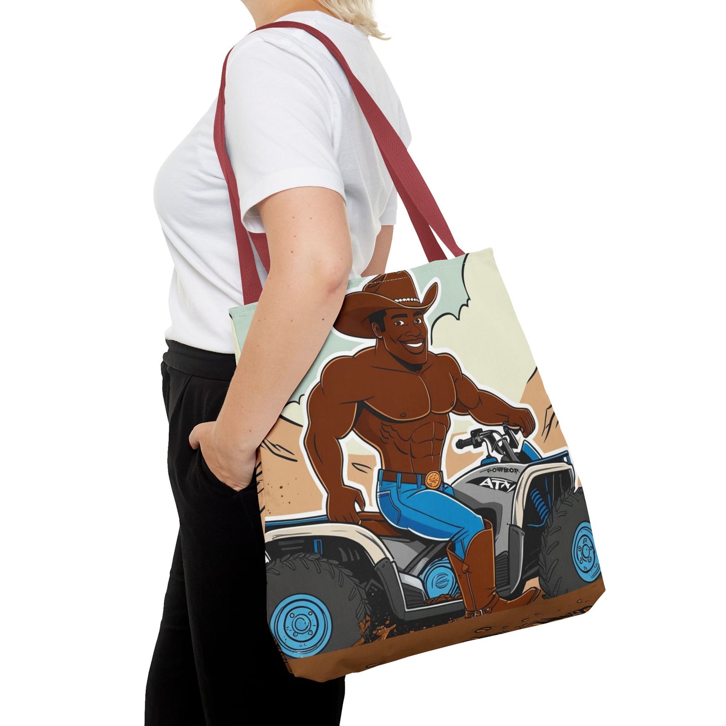 Big Cowboy Adventure Tote Bag