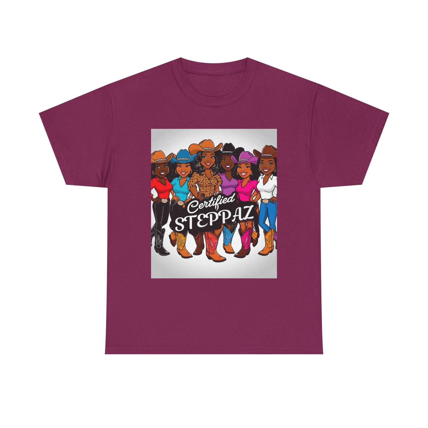 Certified Steppaz Unisex Cotton Tee 3-EVEN More Colors