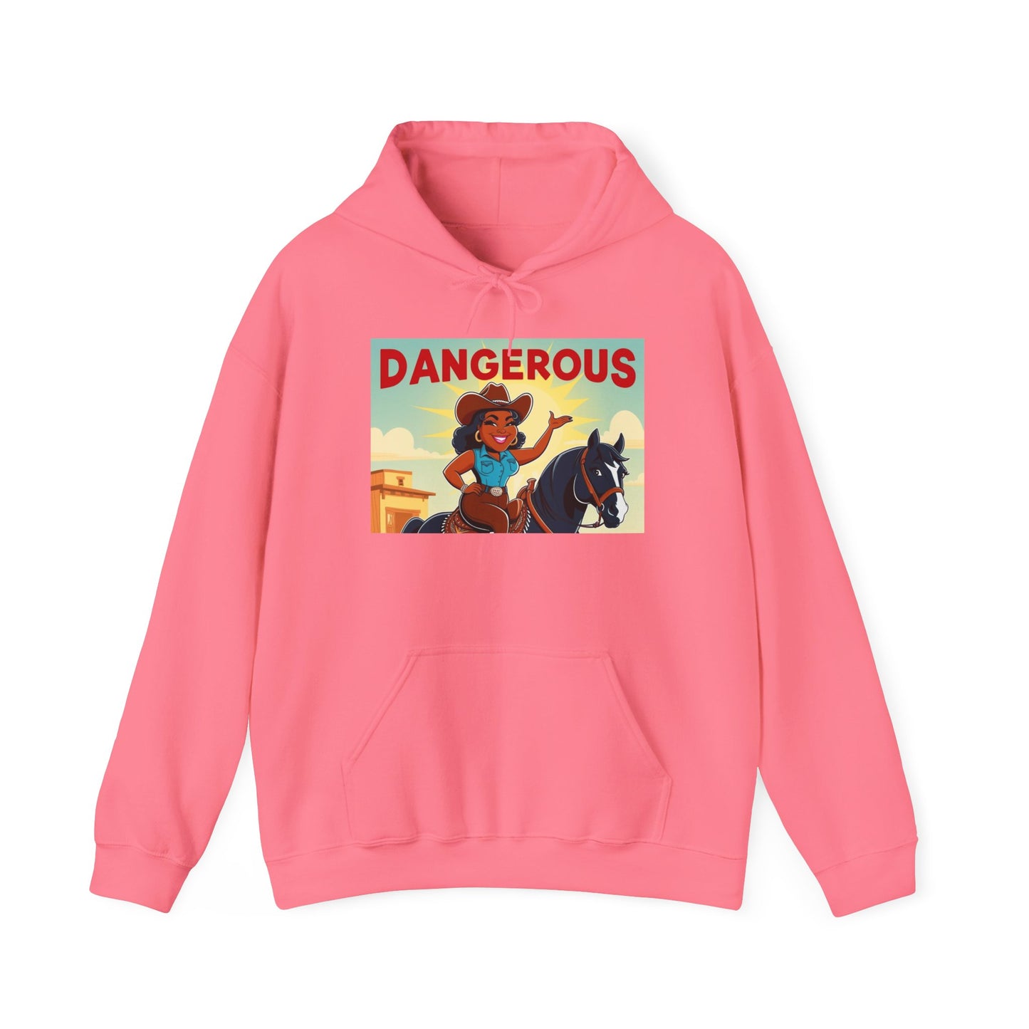Dangerous Cowgirl Graphic Unisex Hoodie