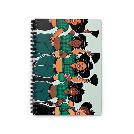 Group Dancers Spiral Notebook