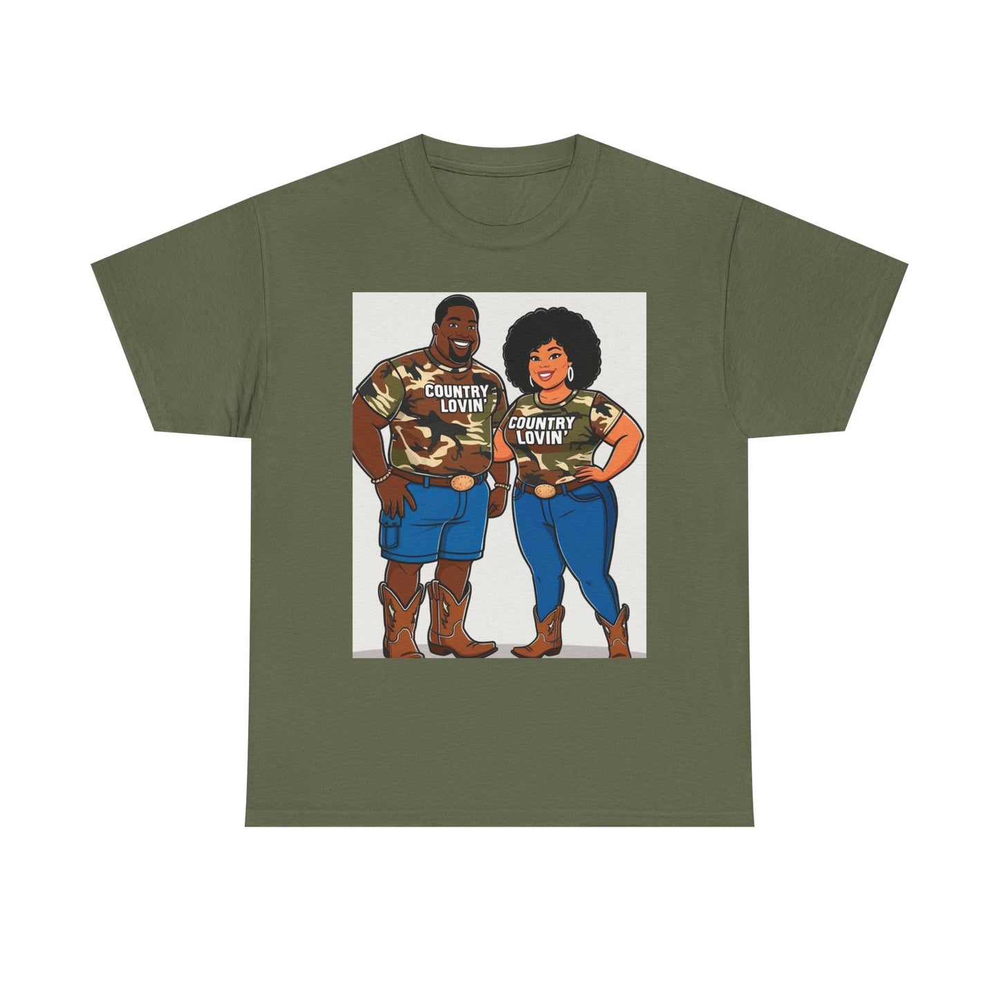 Country Lovin 2-More Colors Unisex Cotton Tee