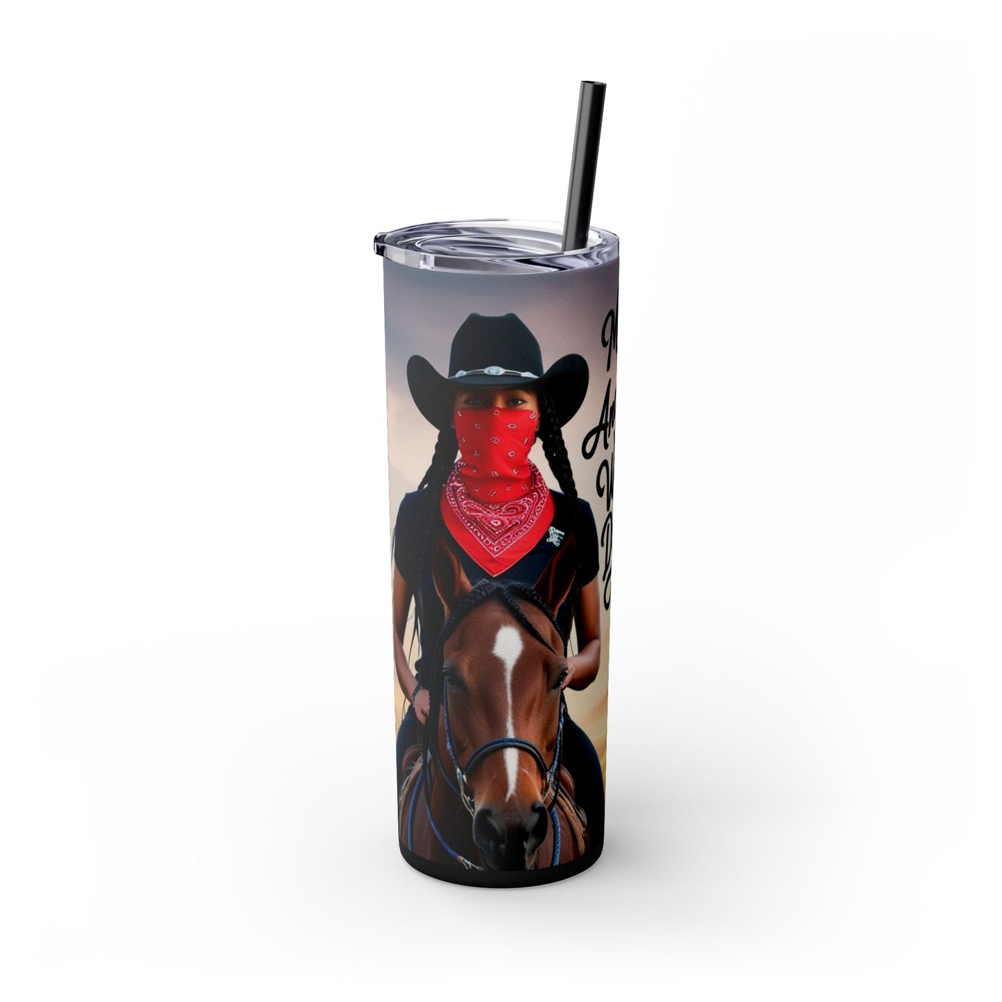 Pay Homage Skinny Tumbler with Straw, 20oz