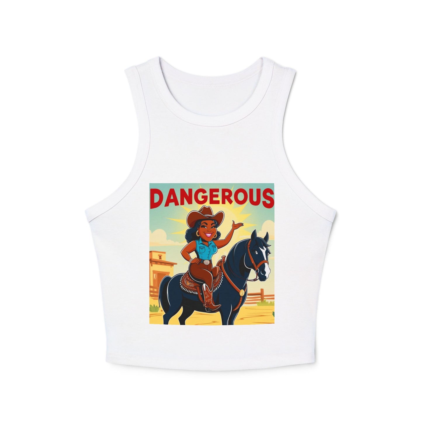 Dangerous Cowgirl Racer Tank Top