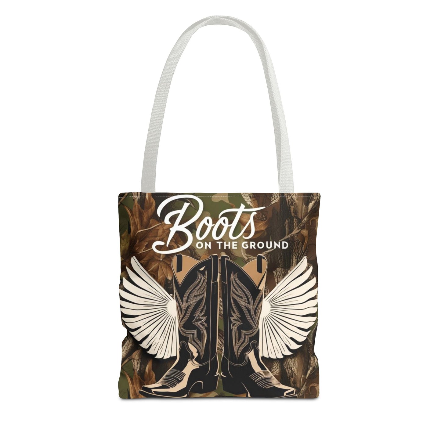 Boots On The Ground Tote Bag