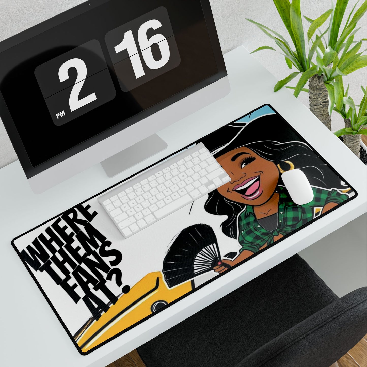 Where Them Fans At? Desk Mats