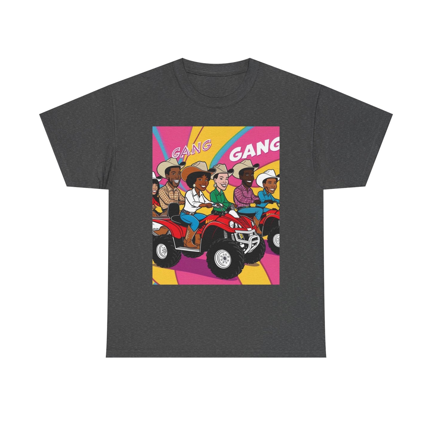Retro Quad Gang Unisex Cotton Tee