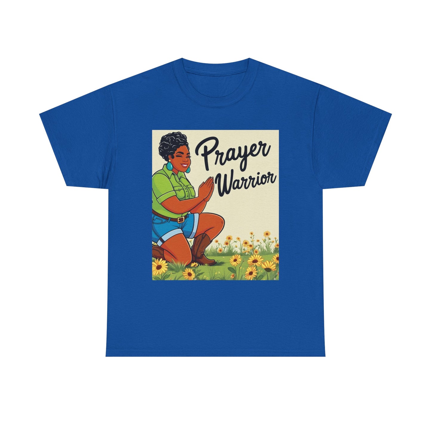 Prayer Warrior Unisex Cotton Tee