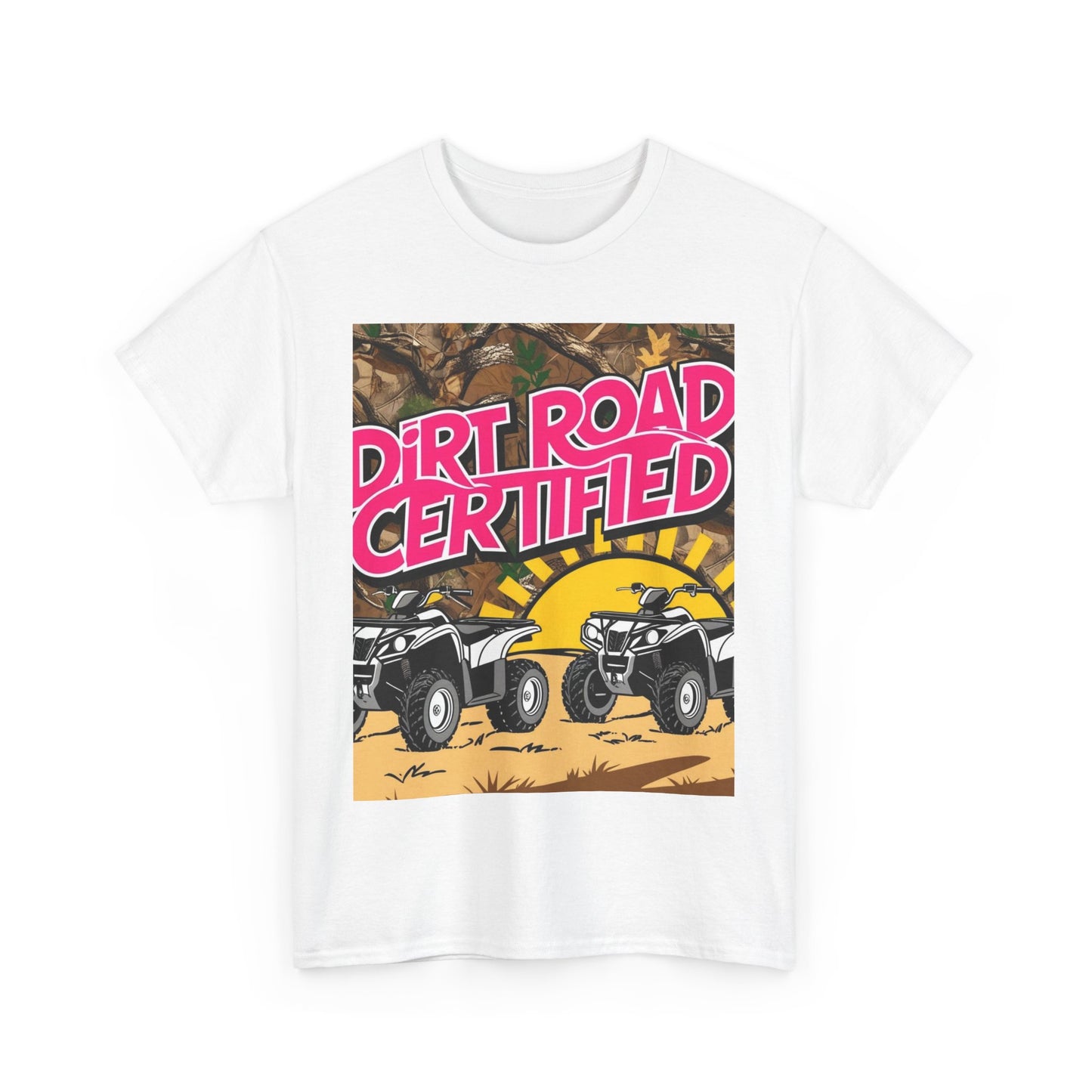 Dirt Road Certified Pink Unisex Cotton Tee