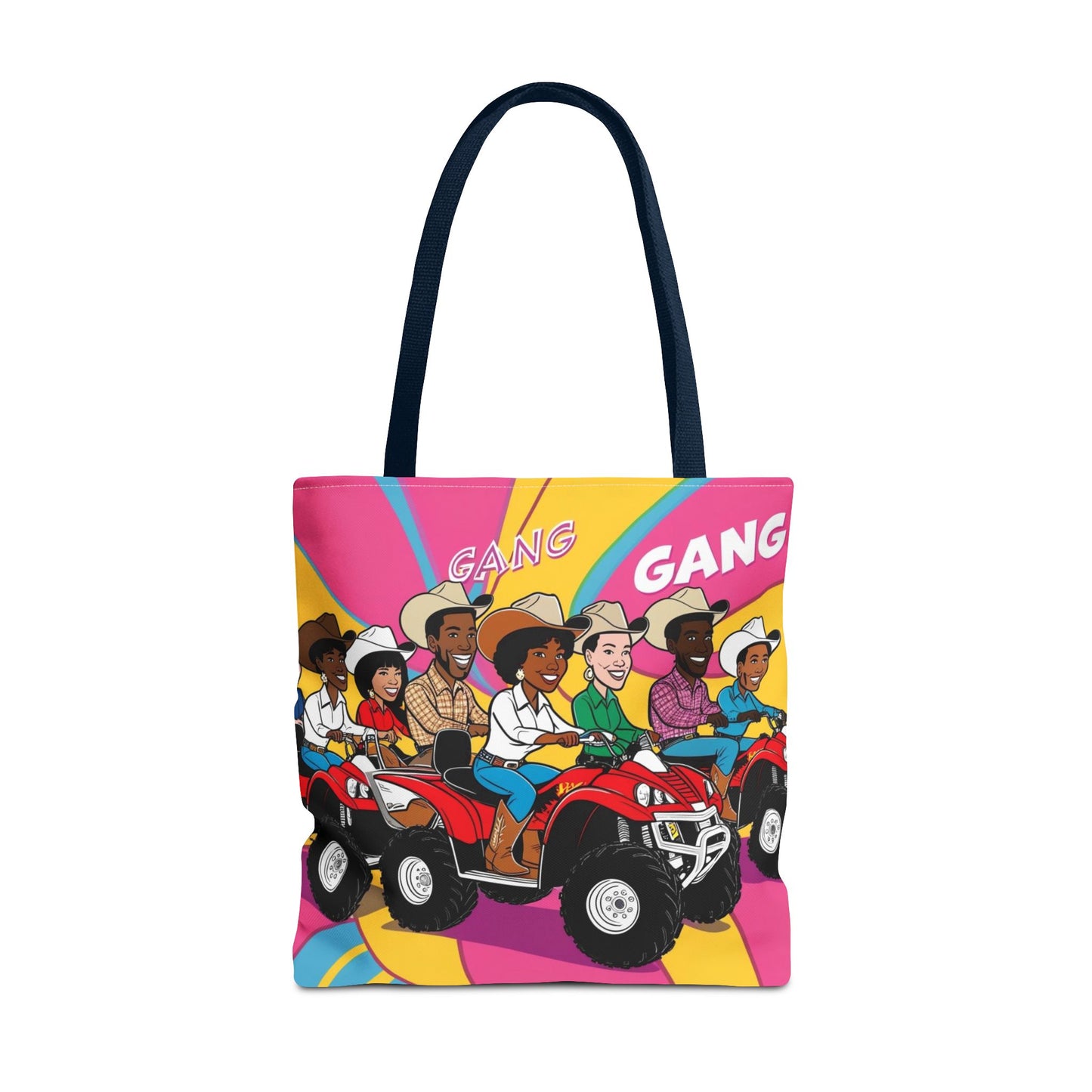 Retro Quad Gang Tote Bag