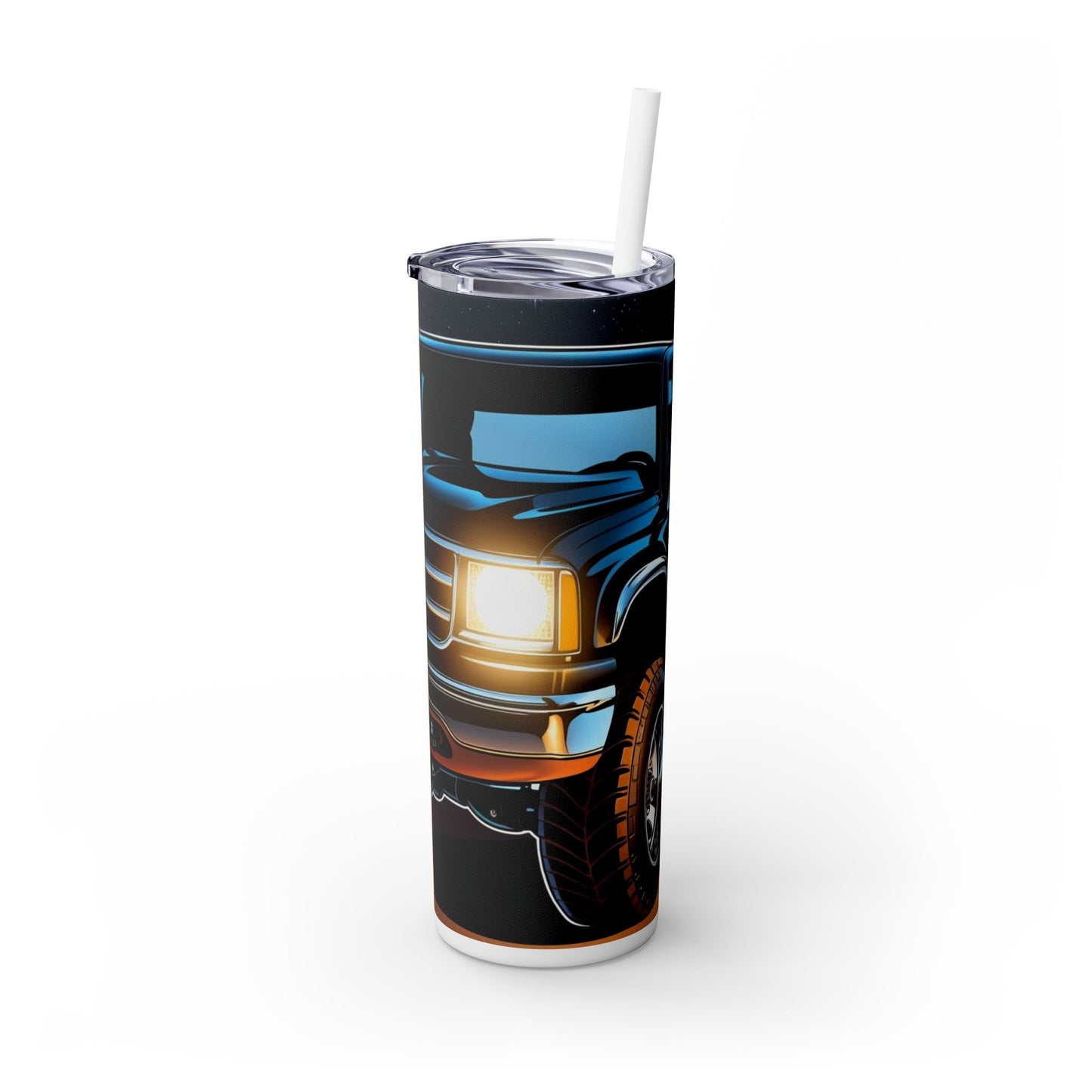 Don't Touch My Truck Skinny Tumbler with Straw, 20oz