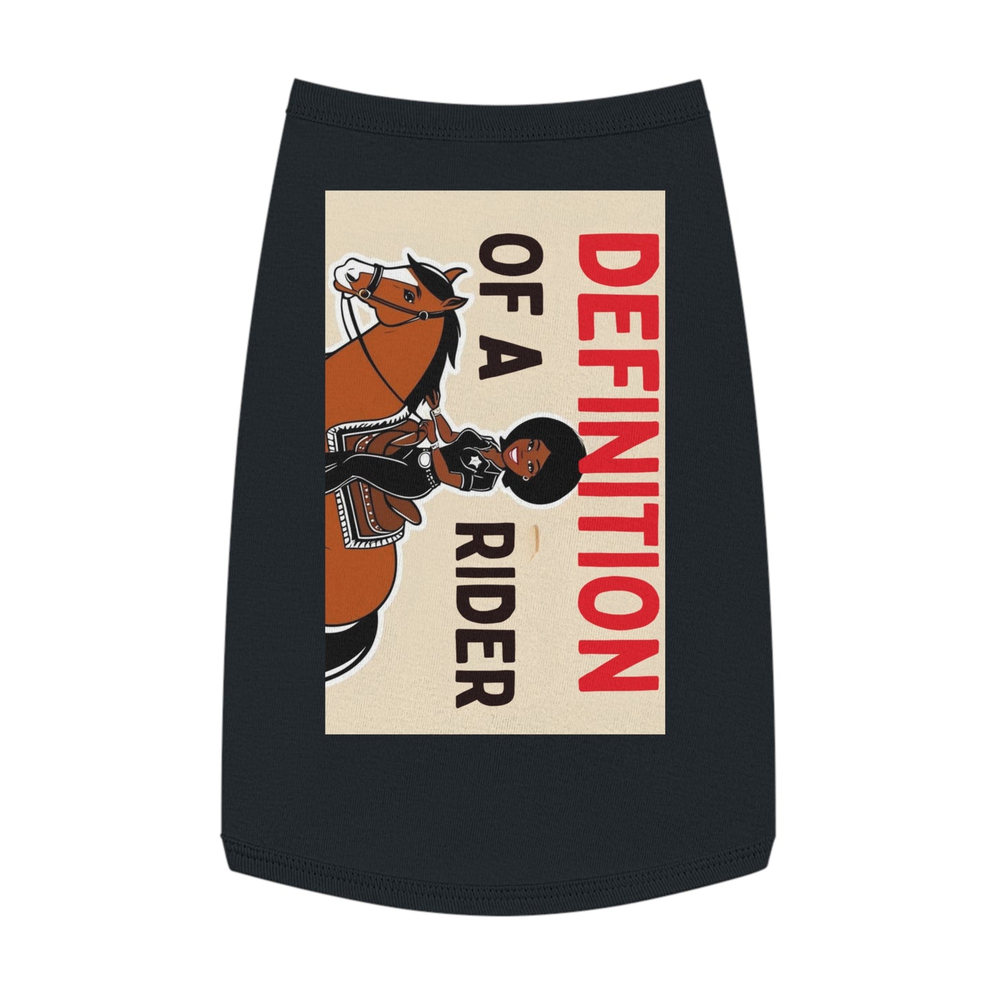 Definition of a Rider Pet Tank Top