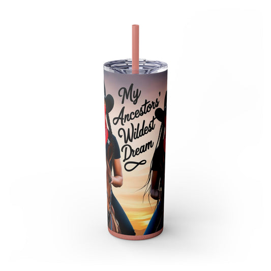 Pay Homage Skinny Tumbler with Straw, 20oz