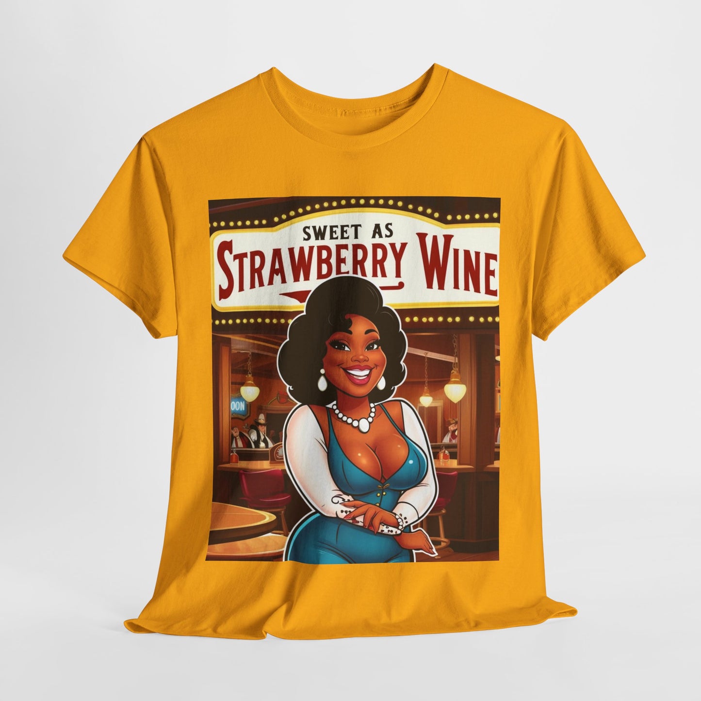Sweet as Strawberry Wine Unisex Cotton Tee