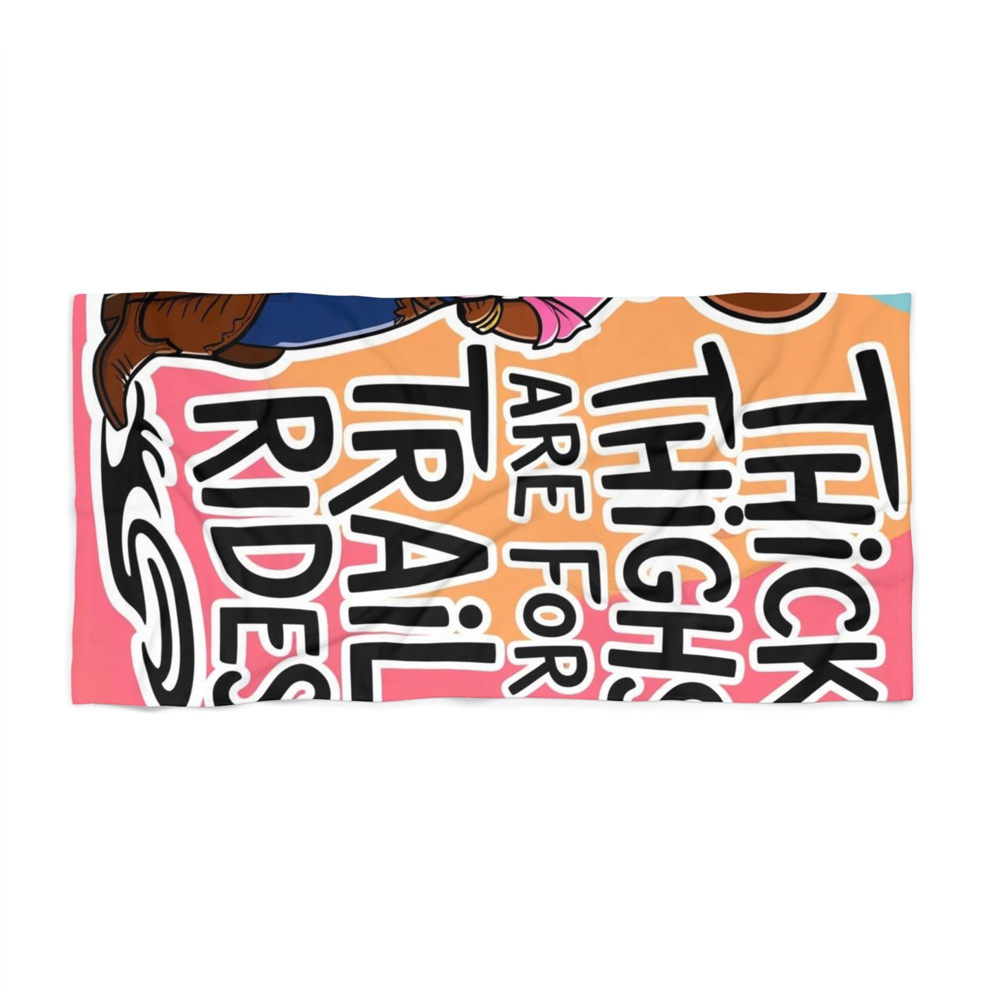 Thick Thighs 2 Beach Towel