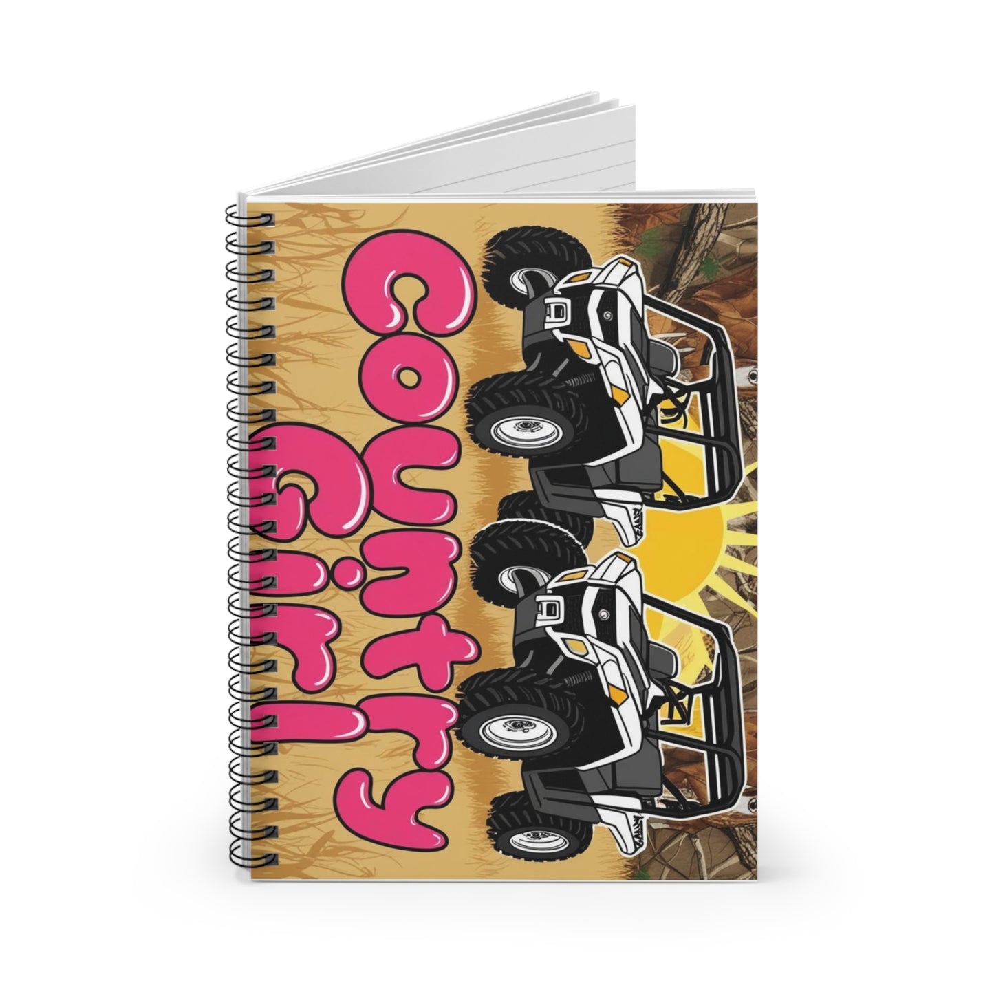 Country Girl Spiral Notebook - Ruled Line