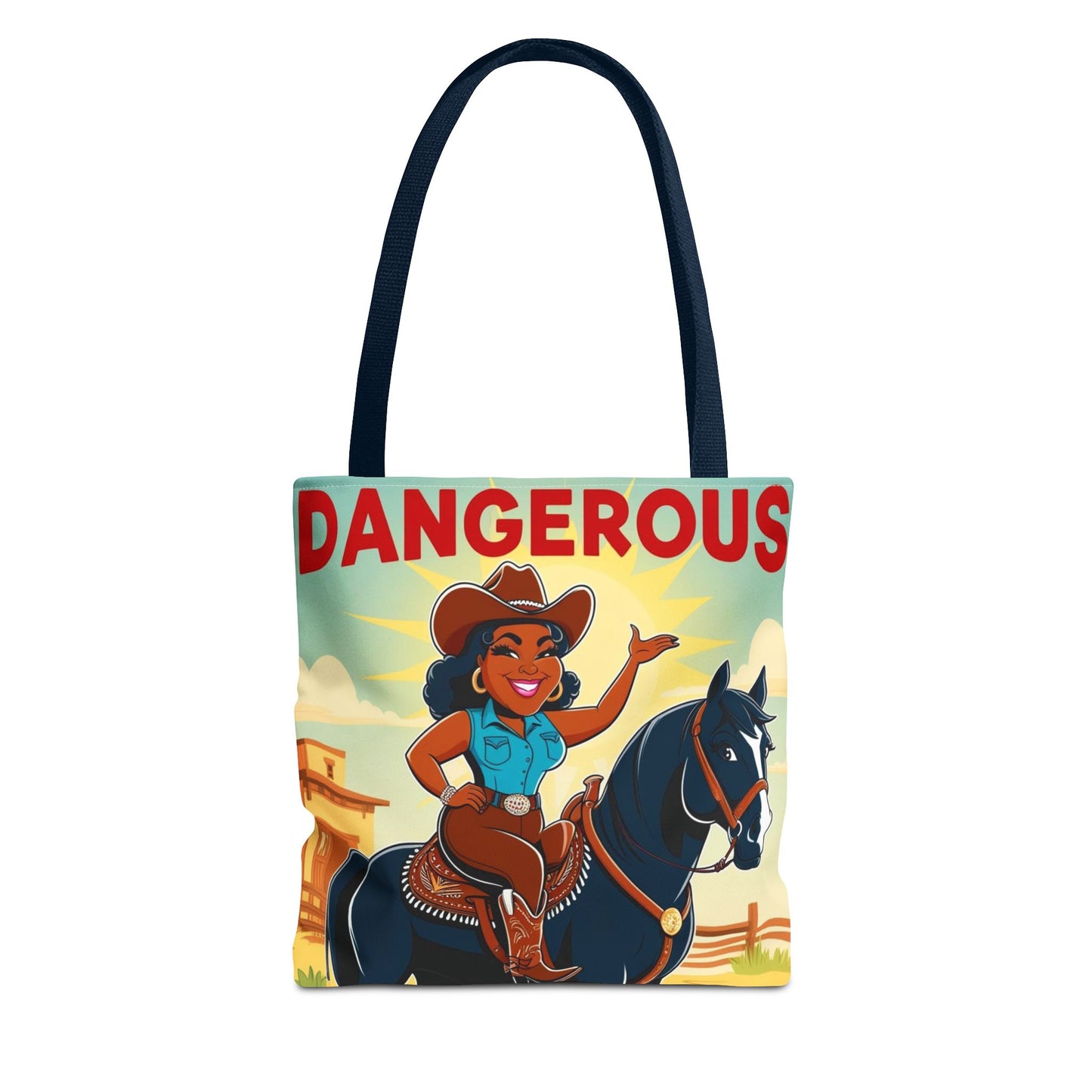 Dangerous Cowgirl Tote Bag