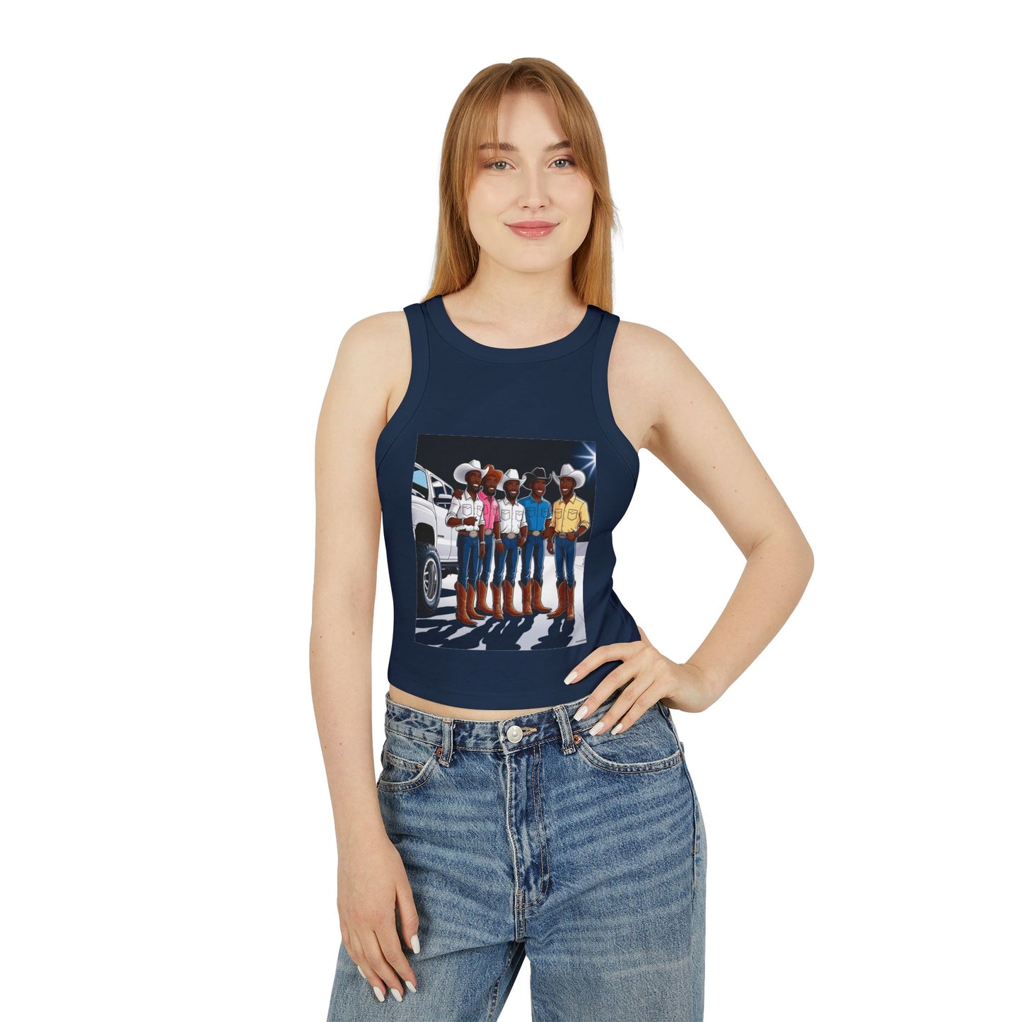 Hangin' Out Women's Micro Rib Racer Tank Top