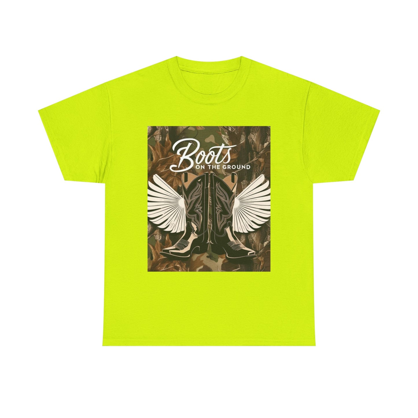 Boots On The Ground Unisex Cotton Tee 2-More Colors