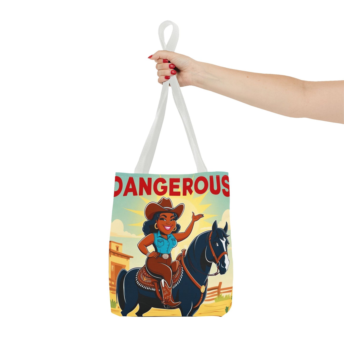 Dangerous Cowgirl Tote Bag