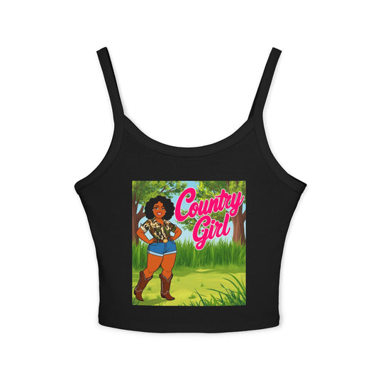 Country Girl Women's Spaghetti Strap Tank Top