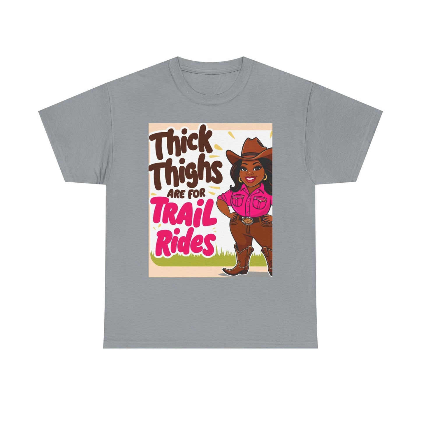 Bright Thick Thighs Unisex Cotton Tee